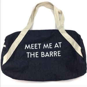 Meet Me At Barre Gym Duffel Bag